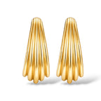 Flow Hoops 14K vergoldet