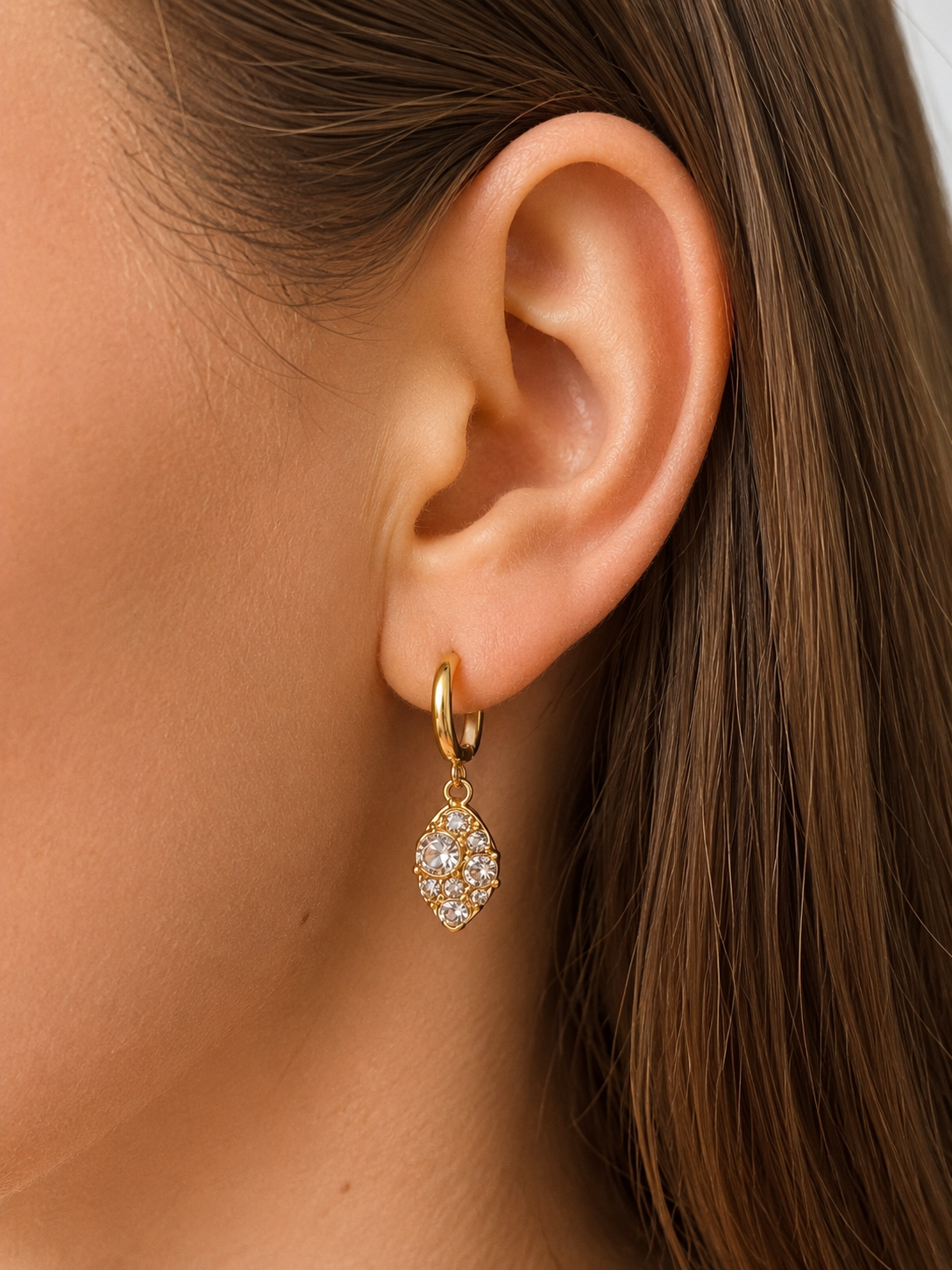 Noéva Spark Hoops 14K vergoldet