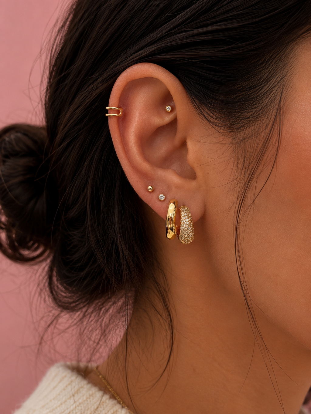Lunaria Luxe 14K Gold Plated