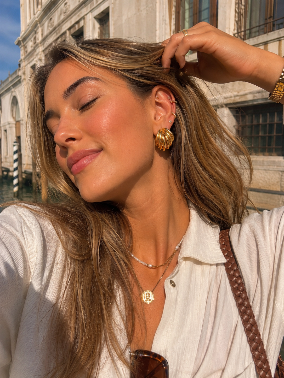 Golden Flow 14K vergoldet