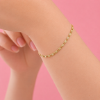 Royal Chain Bracelet 14K vergoldet