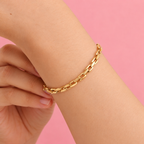 Velvet Chain Bracelet 14K vergoldet