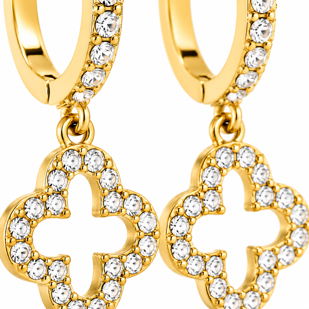 Lucky Clover 14K vergoldet