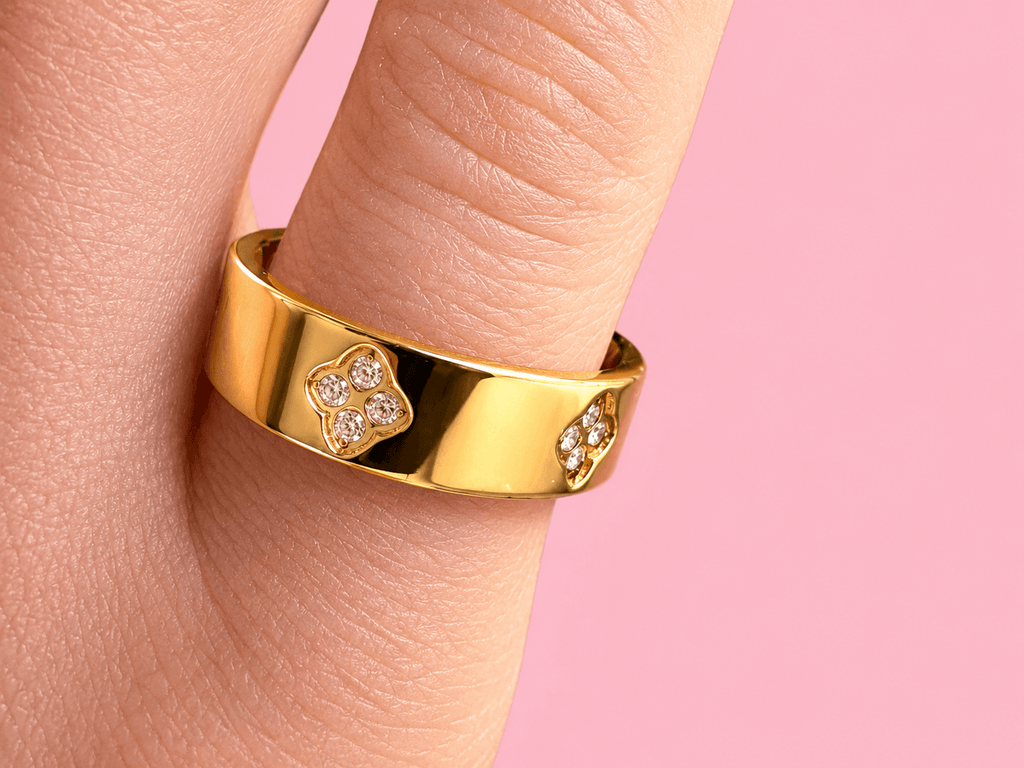 Lucky Glow Ring Stainless Steel