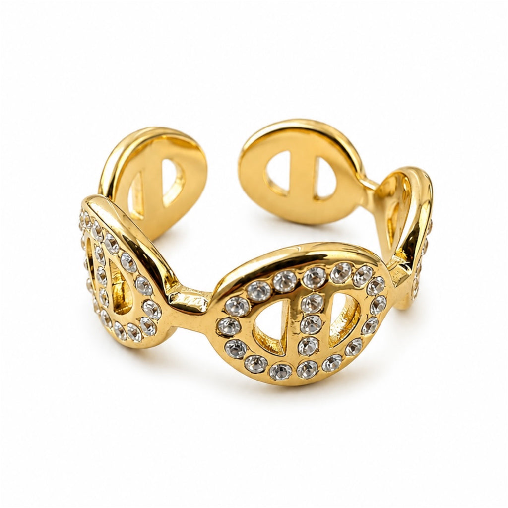 Lucky Leaf Luxe Ring 14K Gold Plated