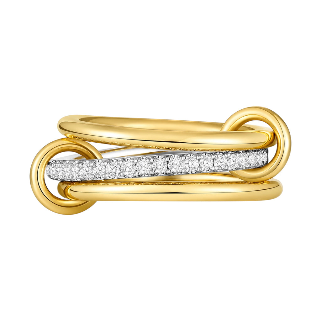 Infinity Glow ring 14K vergoldet