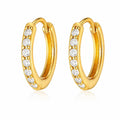 Crystal Glow Ohrringe 18K vergoldet