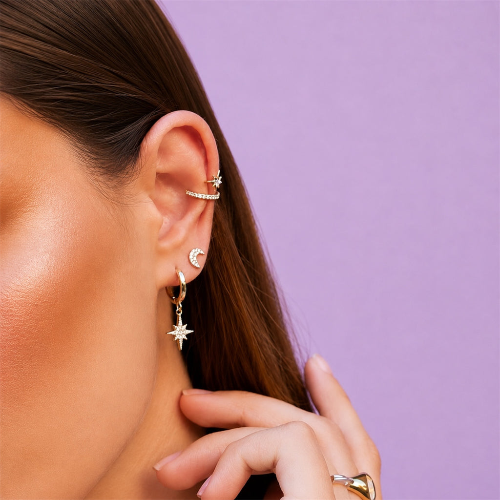 Celeste Glow 14K Vergoldet