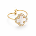 Lucky Blossom Ring 14K Vergoldet