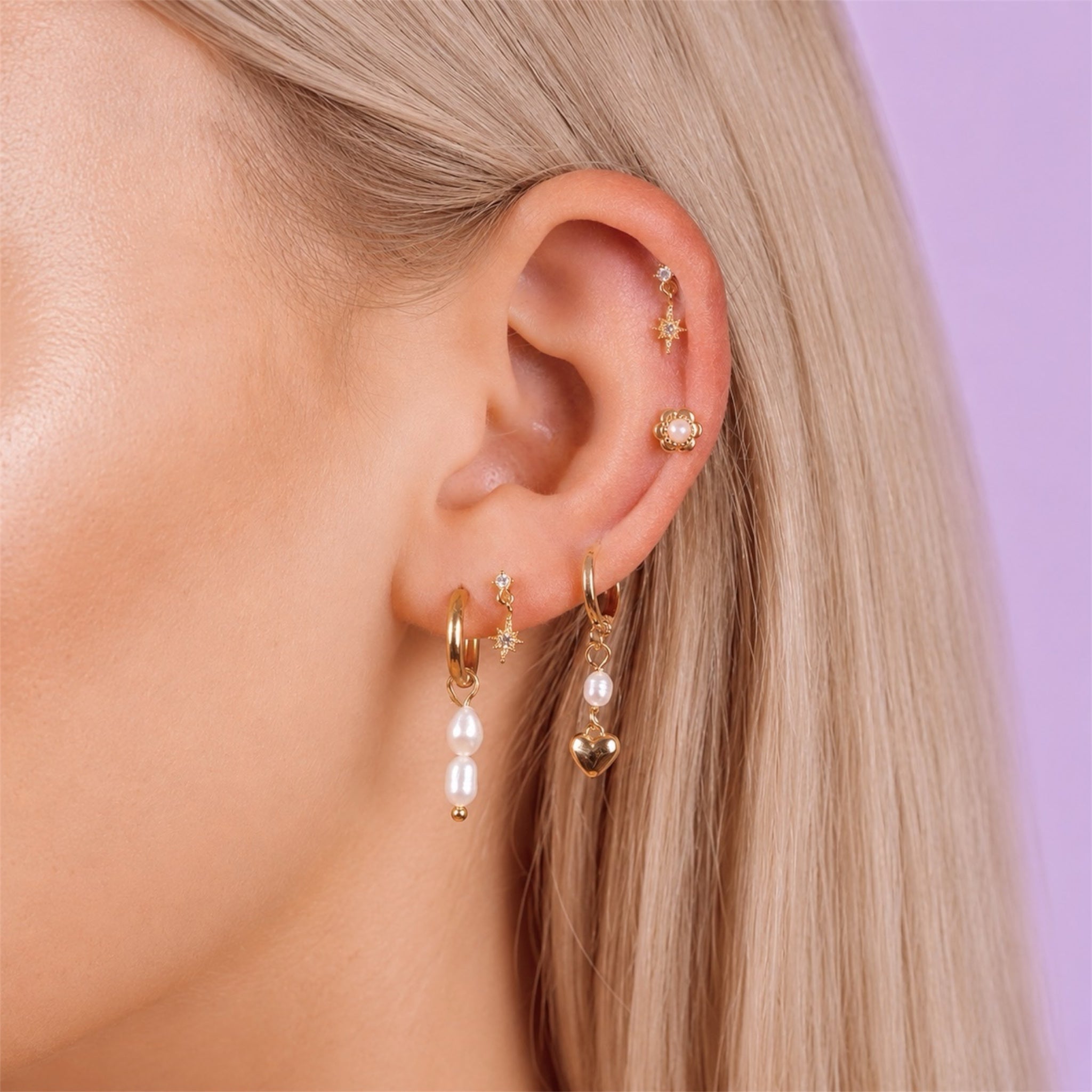 Luna Peal 14K Vergoldet