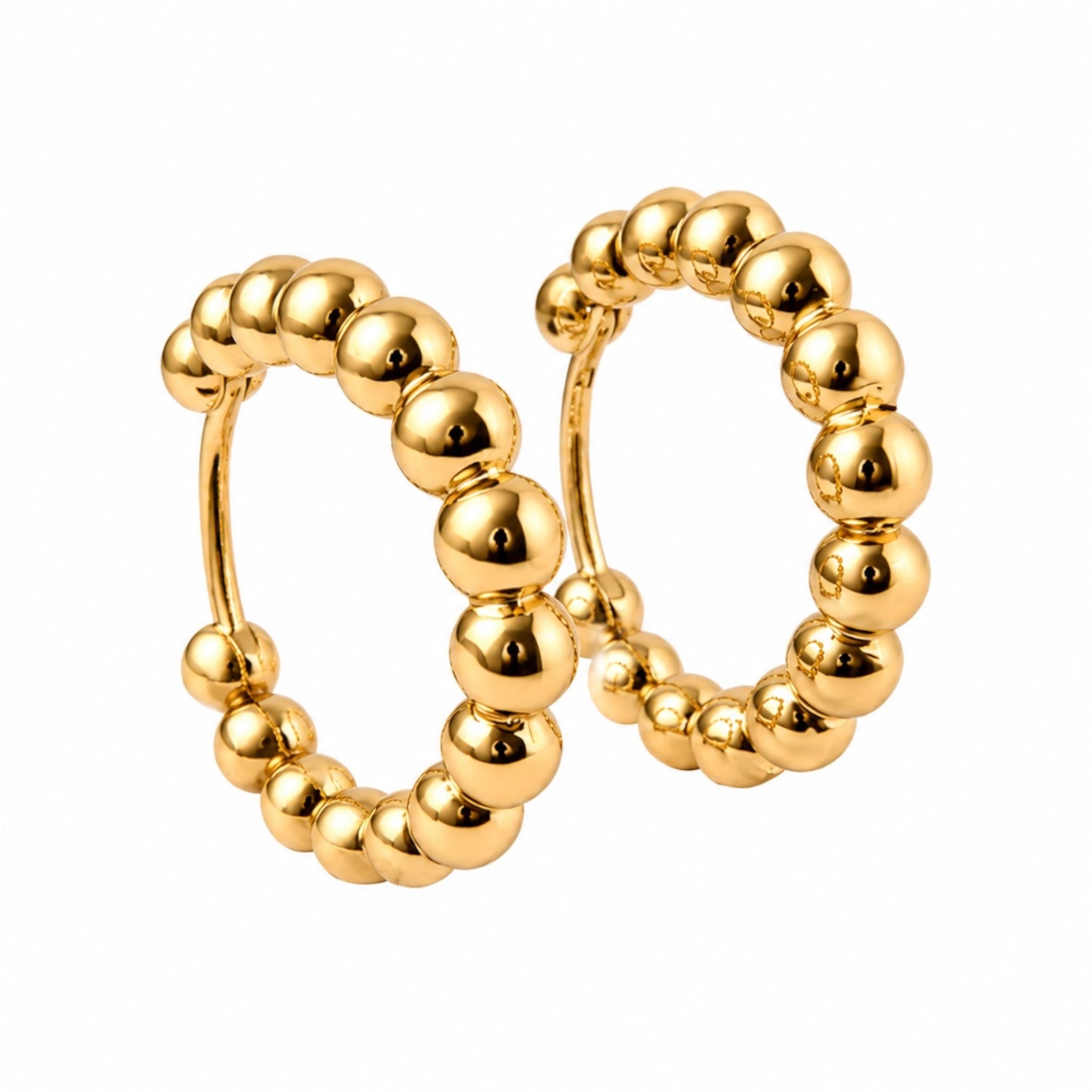 Aurora Hoops 14K Vergoldet