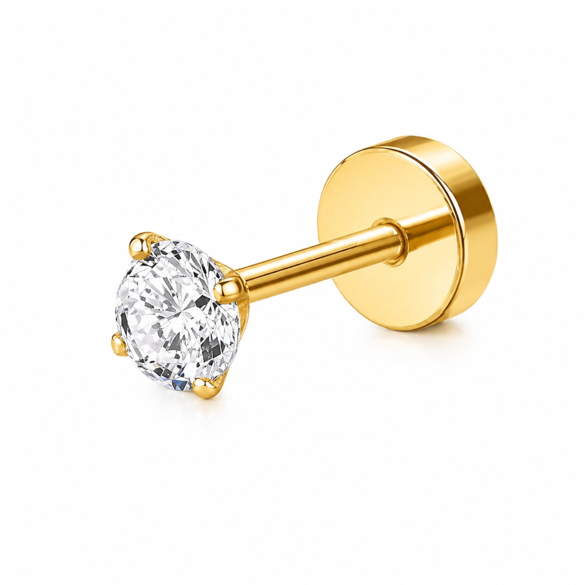 Elara Marquise Piercing 14K Vergoldet