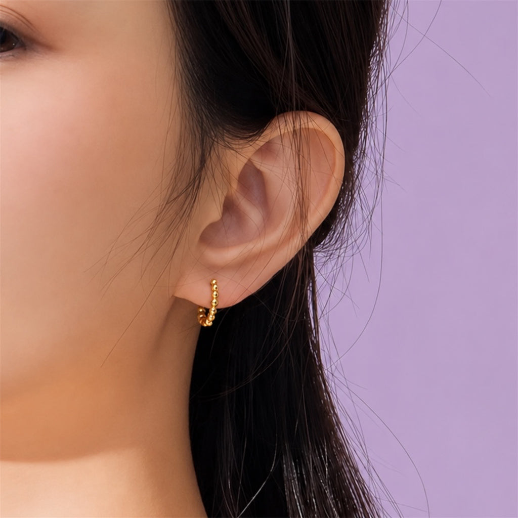 Aurora Hoops 14K Vergoldet