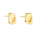 Sculpted Gold Ohrstecker 14K Vergoldet