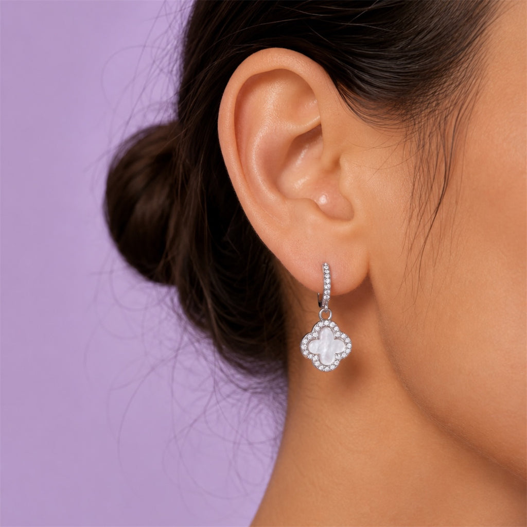 Lucky Blossom Royale Ohrringe - 14K Vergoldet