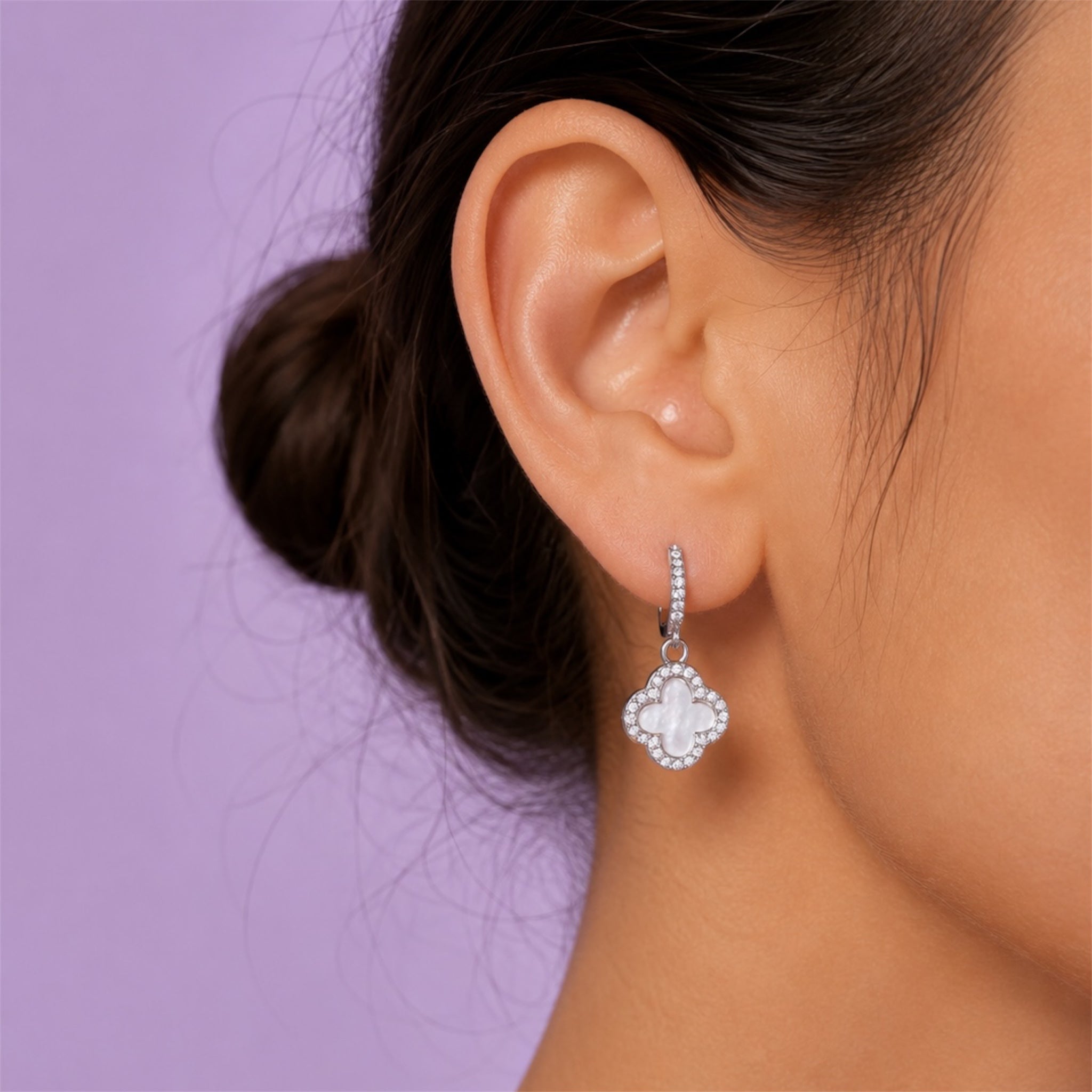 Lucky Blossom Royale Ohrringe - 14K Vergoldet