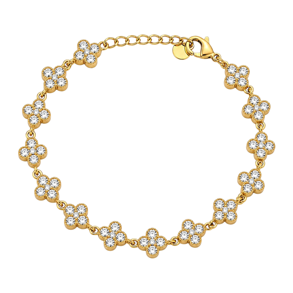 Luxe Edition Clover Armband – 14K vergoldet