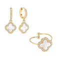 Lucky Blossom Schmuckset -14K vergoldet