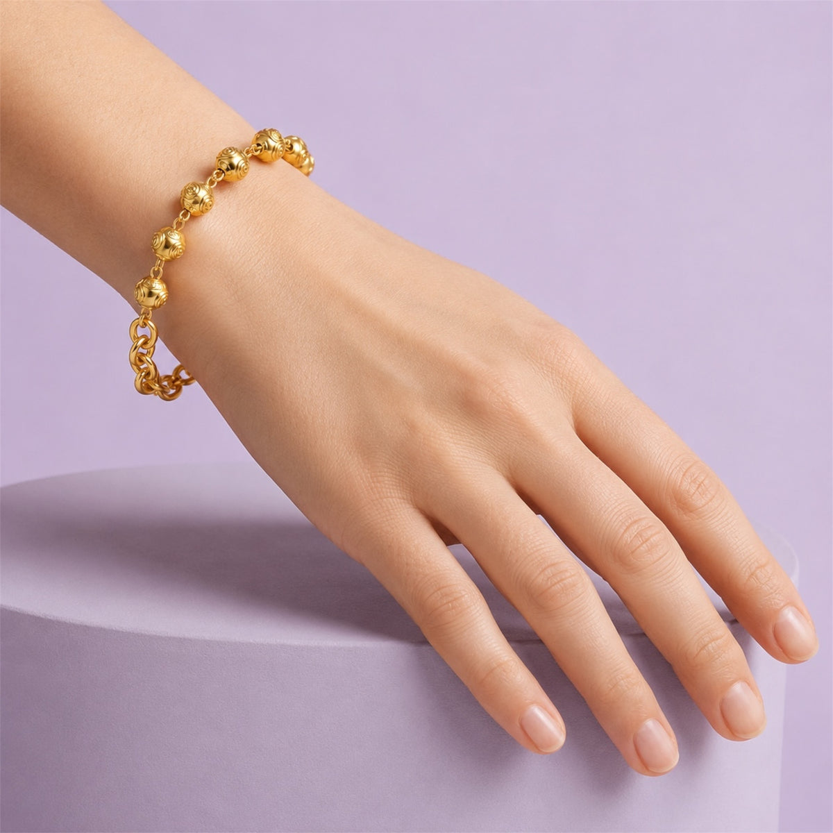 Fleur de Rose Armband - 14K Vergoldet