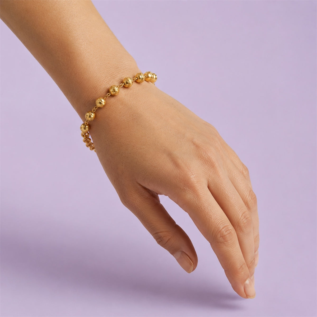 Fleur de Rose Armband - 14K Vergoldet
