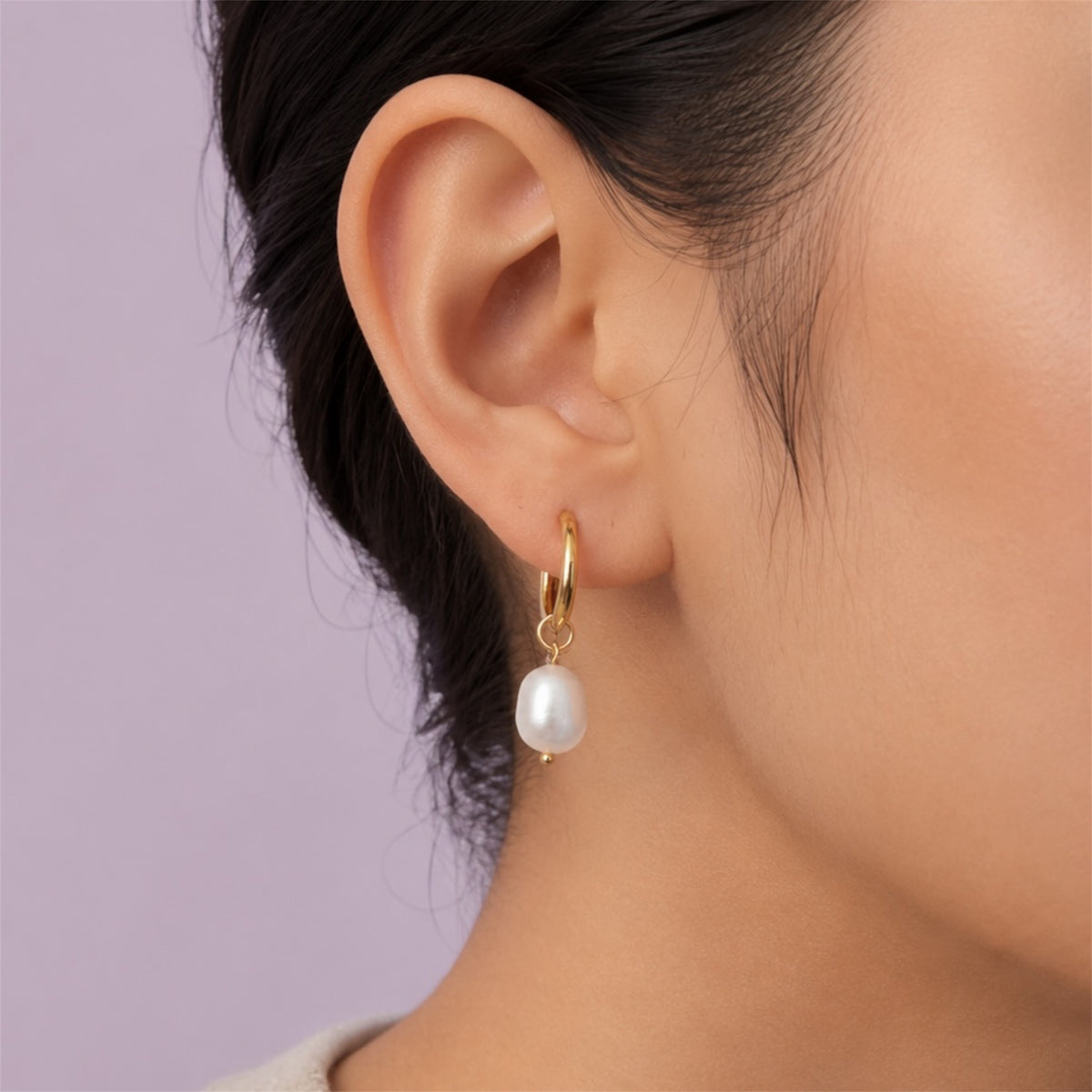 Royal Pearl Ohrringe - 18K vergoldet