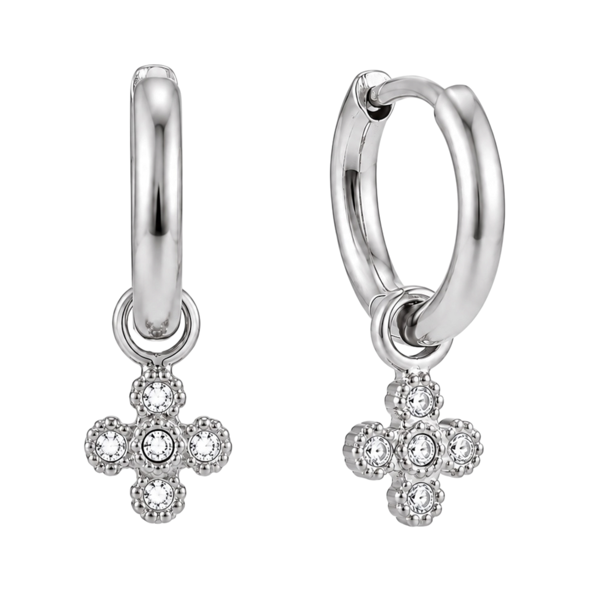 Pave Lucky Ohrringe 14K Vergoldet