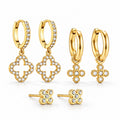 Lucky Ohrringset - 14K Vergoldet