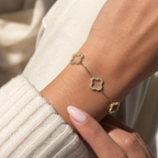 Lucky Leaf 14K vergoldet