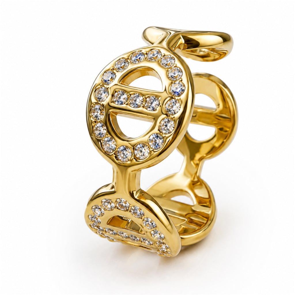Lucky Leaf Luxe Ring 14K Gold Plated