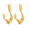 Golden Flow Curve 14K vergoldet
